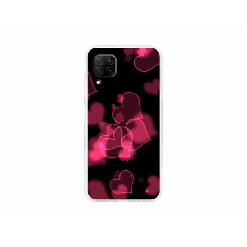 Gél borítás mmCase a Huawei P40 Lite készülékhez - piros szívek