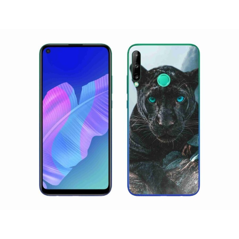 Zselés borítás mmCase a Huawei P40 Lite E számára - fekete párduc