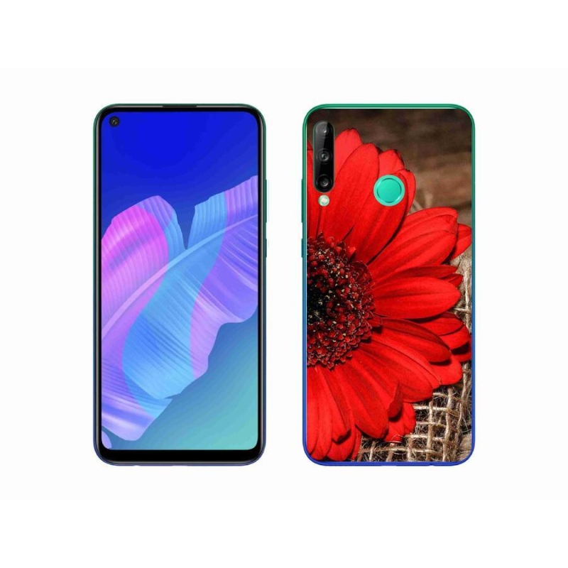 Gél borító mmCase a Huawei P40 Lite E készülékhez - gerbera