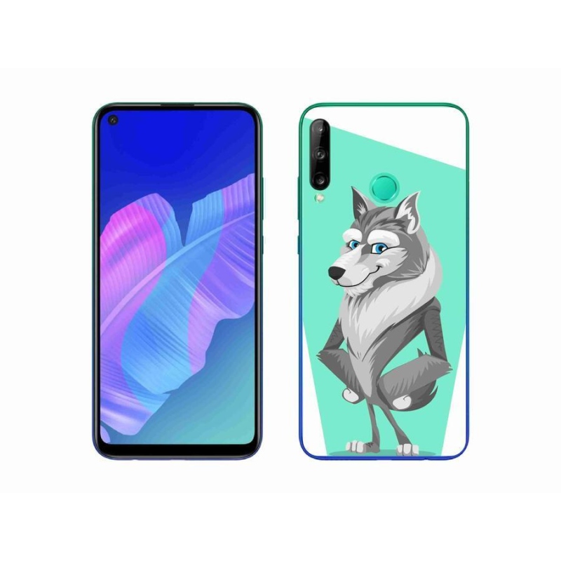 Gél borító mmCase mobil Huawei P40 Lite E - rajzfilm farkas