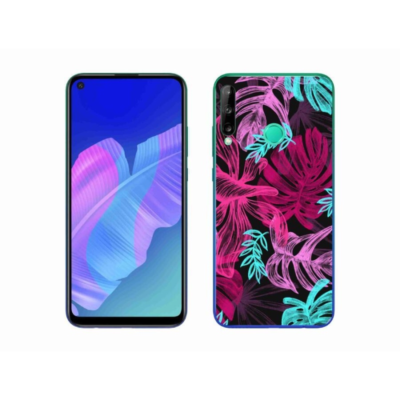 Gél borító mmCase a mobil Huawei P40 Lite E - virágok 1