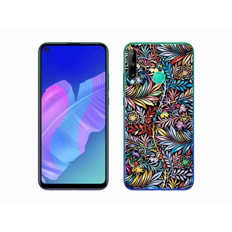 Gél borító mmCase a mobil Huawei P40 Lite E - virágok 5