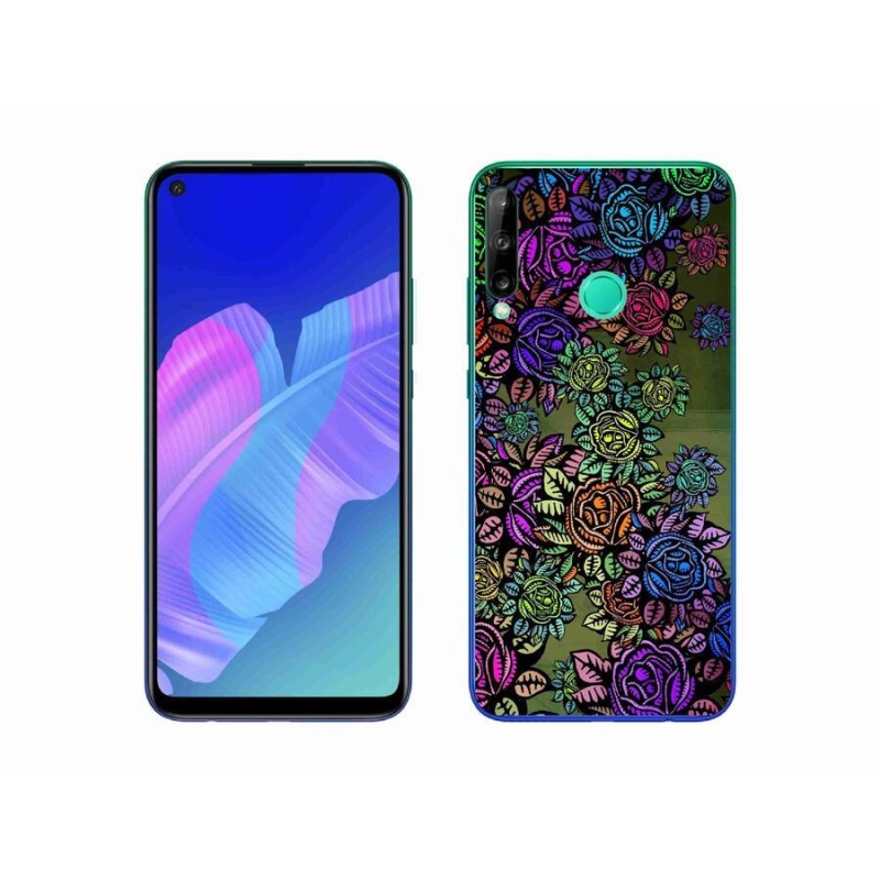 Gél borító mmCase a mobil Huawei P40 Lite E - virágok 6