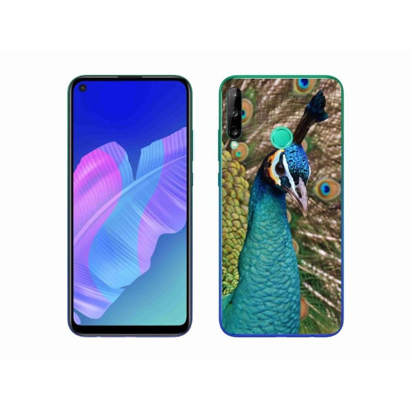 Gél borítás mmCase a Huawei P40 Lite E - páva számára