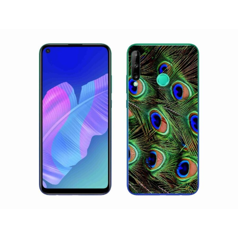 Zselés borítás mmCase a Huawei P40 Lite E - pávatollhoz