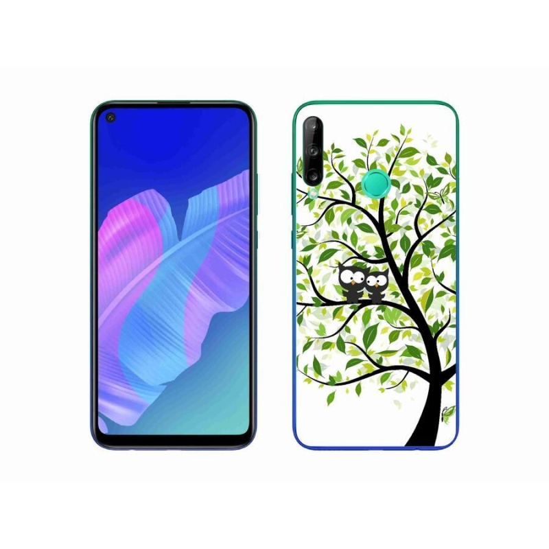 Gél borító mmCase a Huawei P40 Lite E számára - baglyok a fán