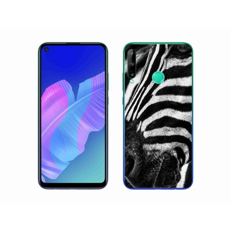 Gél borítás mmCase a Huawei P40 Lite E készülékhez - zebra