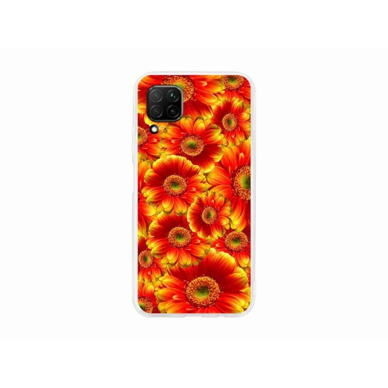 Gél borító mmCase mobiltelefonhoz Huawei P40 Lite - gerbera 1