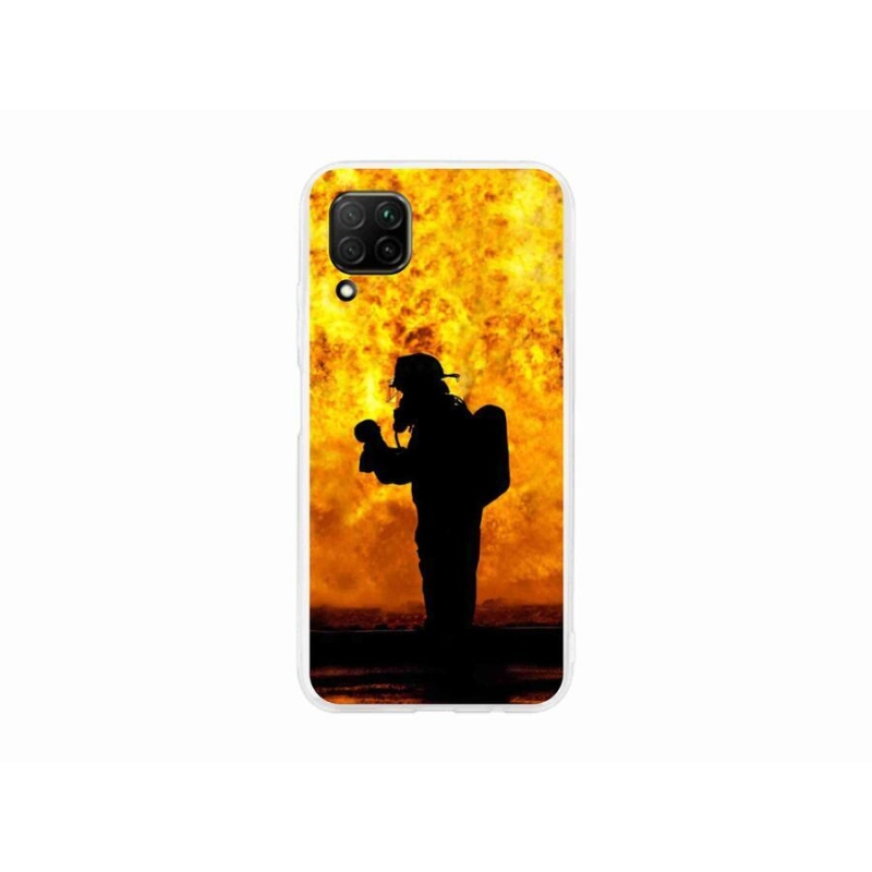 Gél borítás mmCase a Huawei P40 Lite számára - tűzoltó