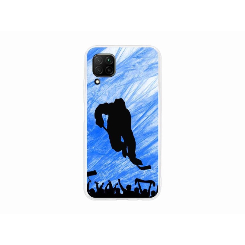 Gél borítás mmCase mobil Huawei P40 Lite - hokis játékoshoz