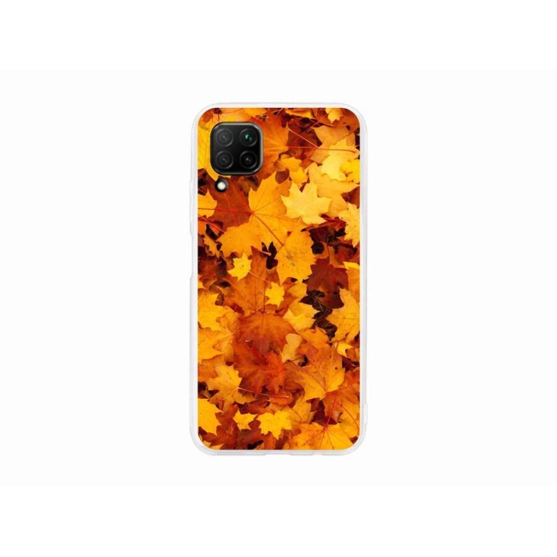 Gél borítás mmCase a Huawei P40 Lite készülékhez - juharlevelek