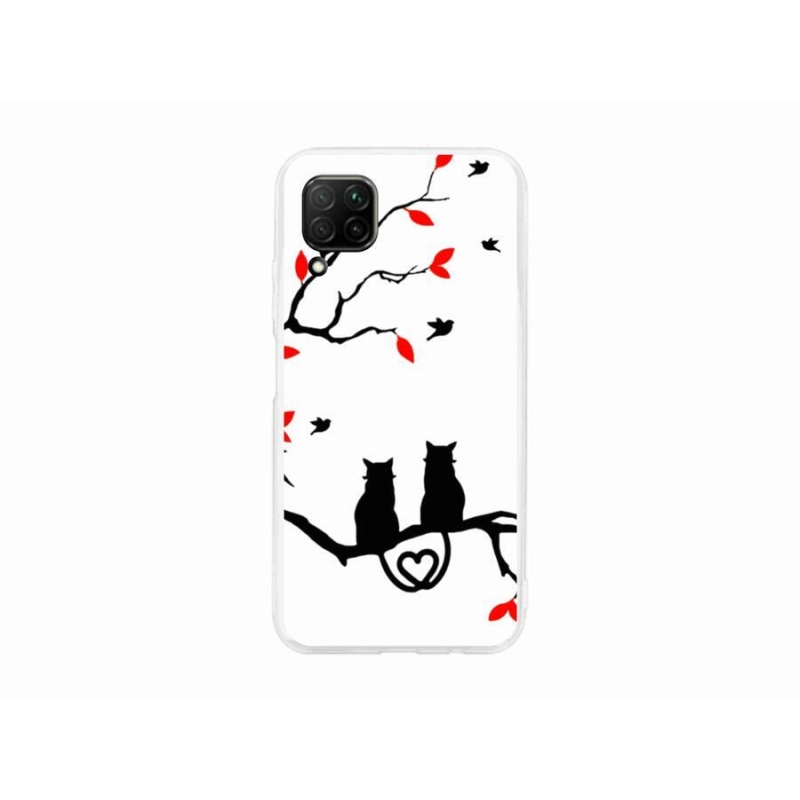 Gél borító mmCase a Huawei P40 Lite készülékhez - macskaszerelem