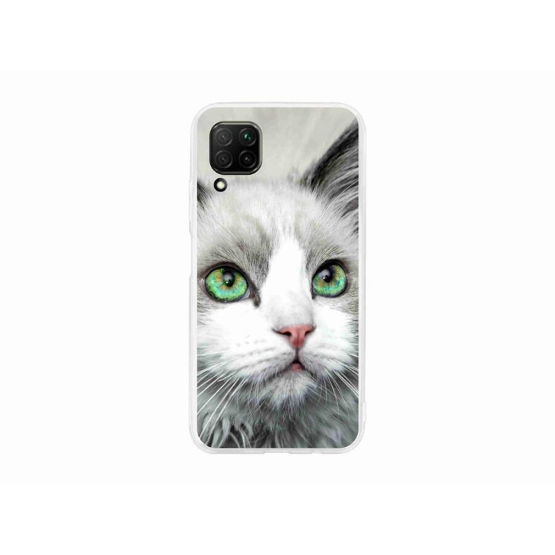 Zselés borítás mmCase a Huawei P40 Lite készülékhez - macska nézet