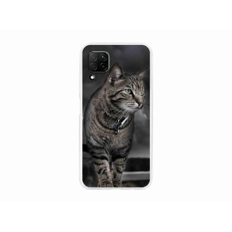 Gél borítás mmCase mobil Huawei P40 Lite - macska