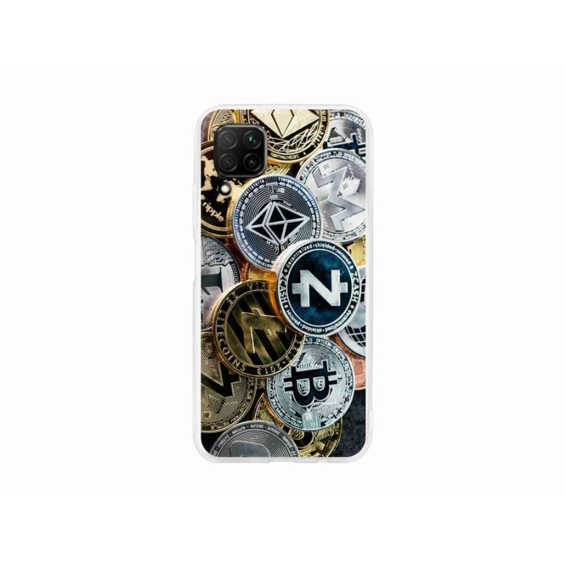 Gél borító mmCase a Huawei P40 Lite számára - kriptovaluták