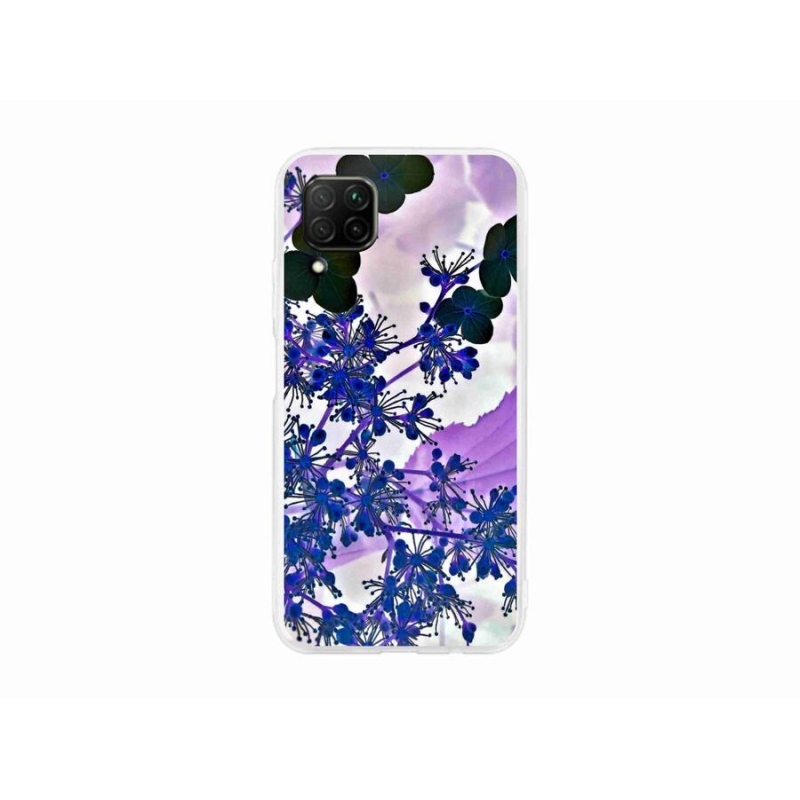 Gél borító mmCase a mobil Huawei P40 Lite - hortenzia virághoz
