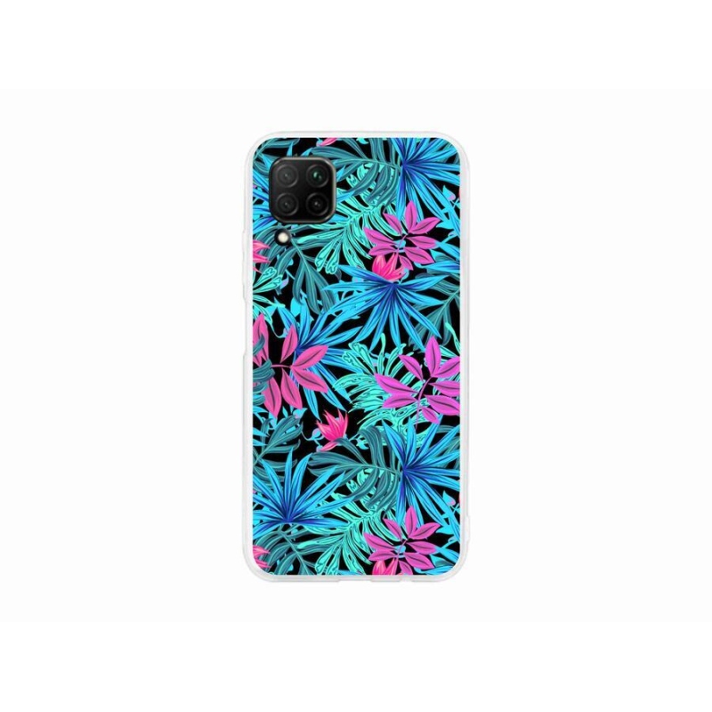 Gél borító mmCase a mobil Huawei P40 Lite - virágok 3