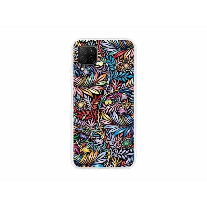 Gél borító mmCase a mobil Huawei P40 Lite - virágok 5