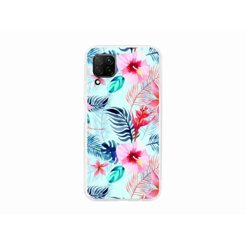 Gél borító mmCase mobiltelefonhoz Huawei P40 Lite - virágok