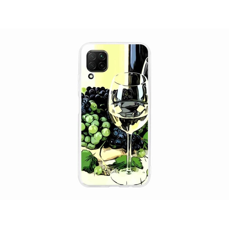 Gél borító mmCase mobil Huawei P40 Lite - pohár bor