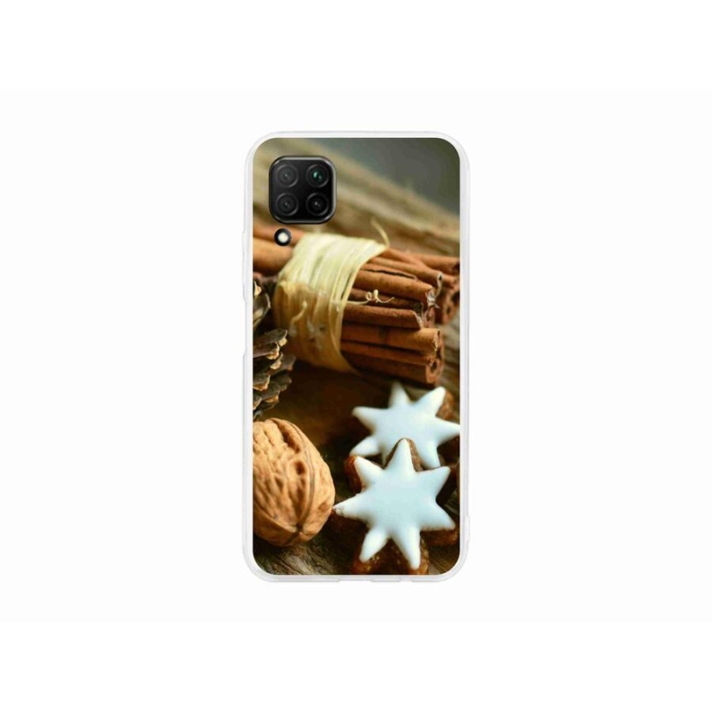 Gél borítás mmCase a Huawei P40 Lite készülékhez - fahéj és mézeskalács
