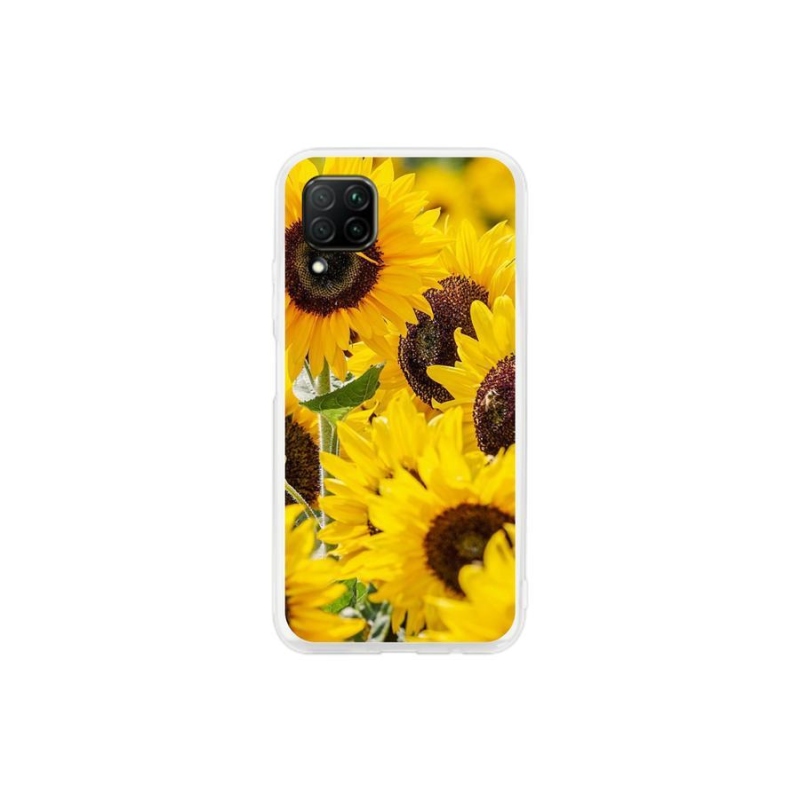 Gél borítás mmCase a Huawei P40 Lite készülékhez - Napraforgó
