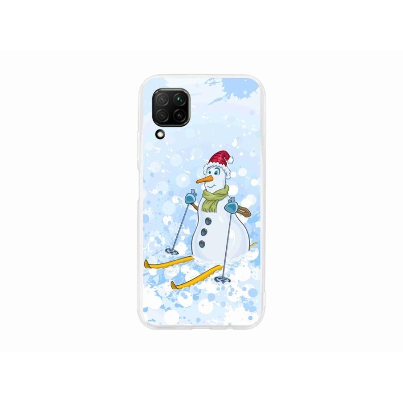 Gél borítás mmCase a Huawei P40 Lite készülékhez - hóember