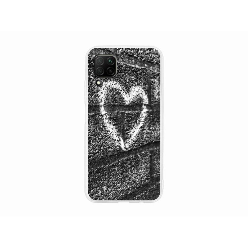 Gél borítás mmCase a Huawei P40 Lite készülékhez - szív a falon