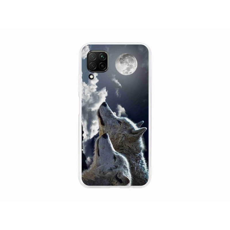 Gél borítás mmCase a Huawei P40 Lite készülékhez - farkasok