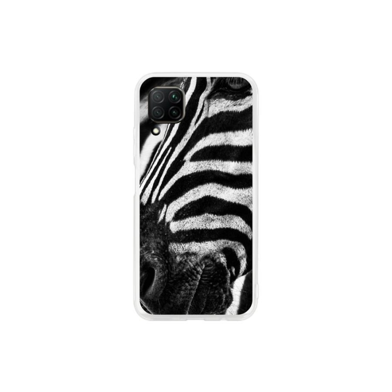Gél borítás mmCase a Huawei P40 Lite készülékhez - zebra