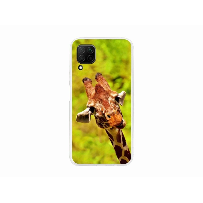 Gél borítás mmCase a Huawei P40 Lite készülékhez - zsiráf
