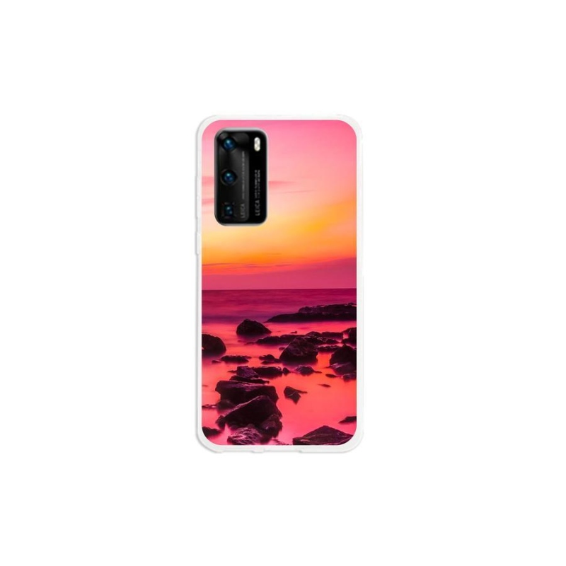 Gél borító mmCase a Huawei P40-hez - tenger és ragyogás