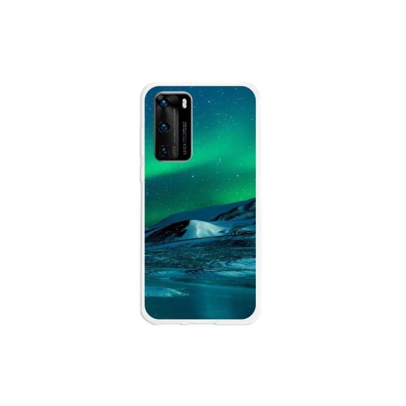 Gél borító mmCase a Huawei P40 készülékhez - aurora borealis