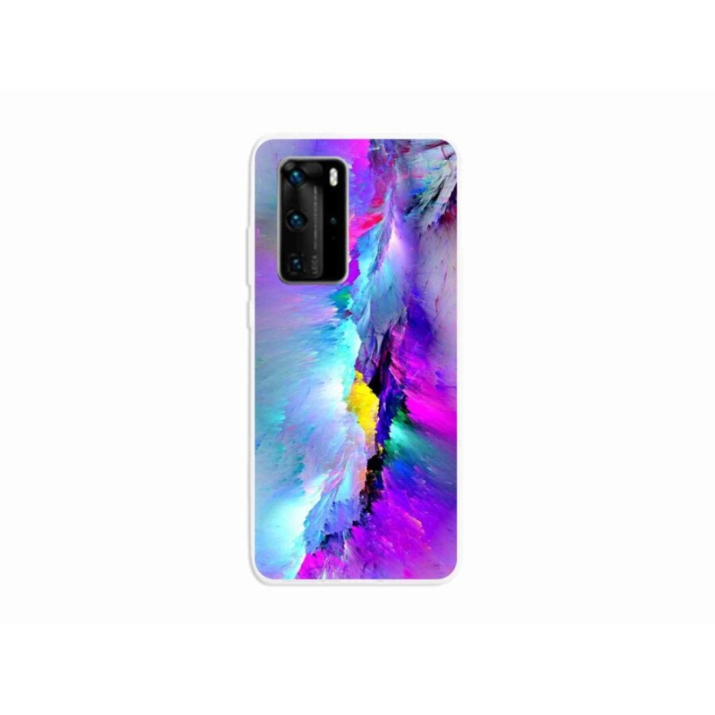 Zselés borítás mmCase a Huawei P40 Pro számára - absztrakt