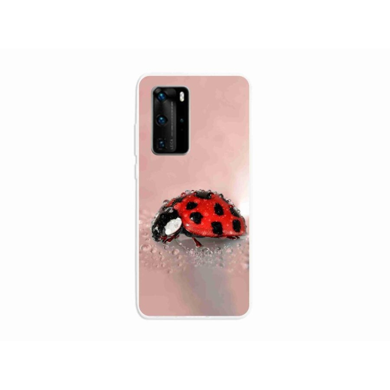 Gél borító mmCase a Huawei P40 Pro készülékhez - katicabogár