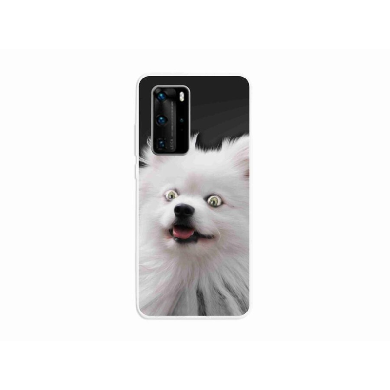 Gél borítás mmCase a Huawei P40 Pro készülékhez - fehér tüske