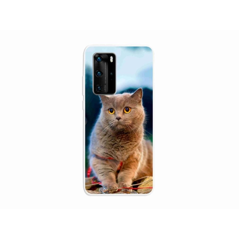 Gél védőhuzat mmCase mobiltelefonhoz Huawei P40 Pro - brit kék 2