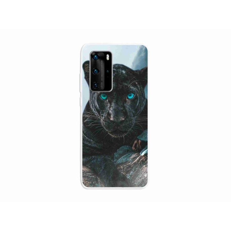 Gél borítás mmCase a Huawei P40 Pro készülékhez - fekete párduc