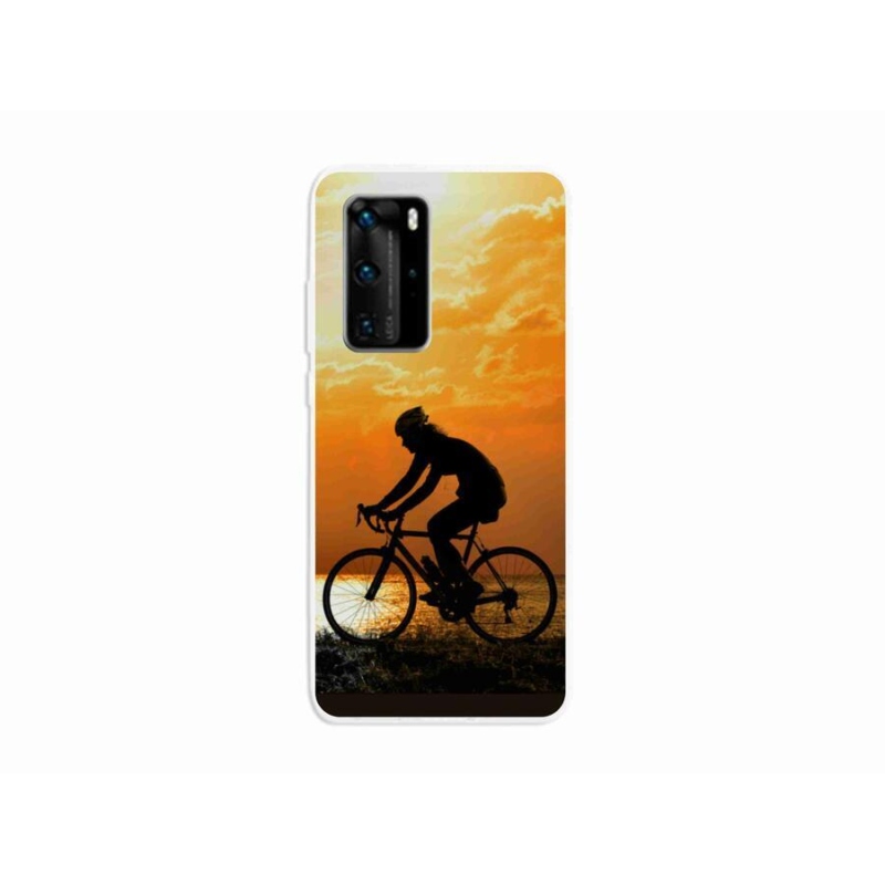 Gél borító mmCase mobil Huawei P40 Pro - kerékpározás