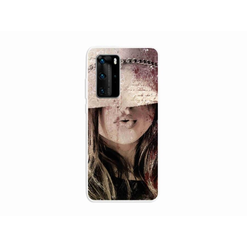 Gél borítás mmCase a Huawei P40 Pro-hoz - lány