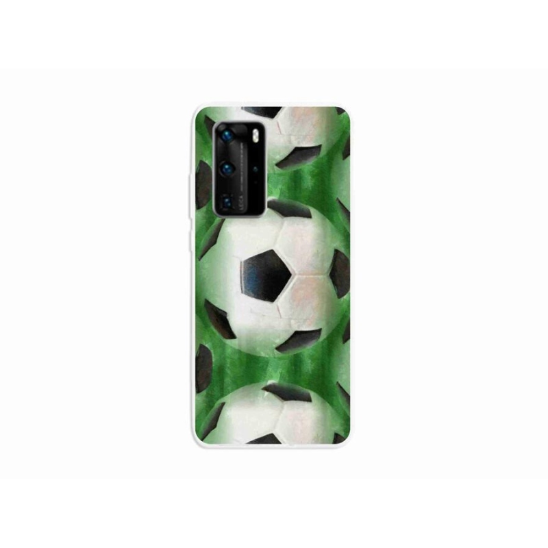 Gél borítás mmCase mobil Huawei P40 Pro - focilabda