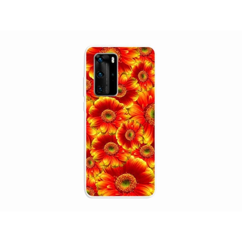 Gél borító mmCase mobil Huawei P40 Pro - gerbera 1