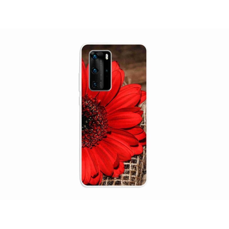Gél borítás mmCase a Huawei P40 Pro készülékhez - gerbera