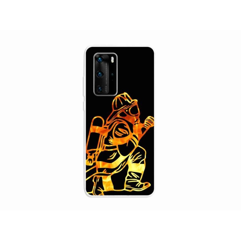 Zselés borítás mmCase a Huawei P40 Pro-hoz - tűzoltó 1