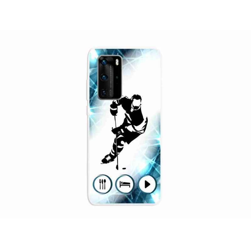 Gél borítás mmCase mobil Huawei P40 Pro - jégkorong 1