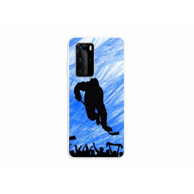 Gél borítás mmCase mobil Huawei P40 Pro - hokis játékoshoz