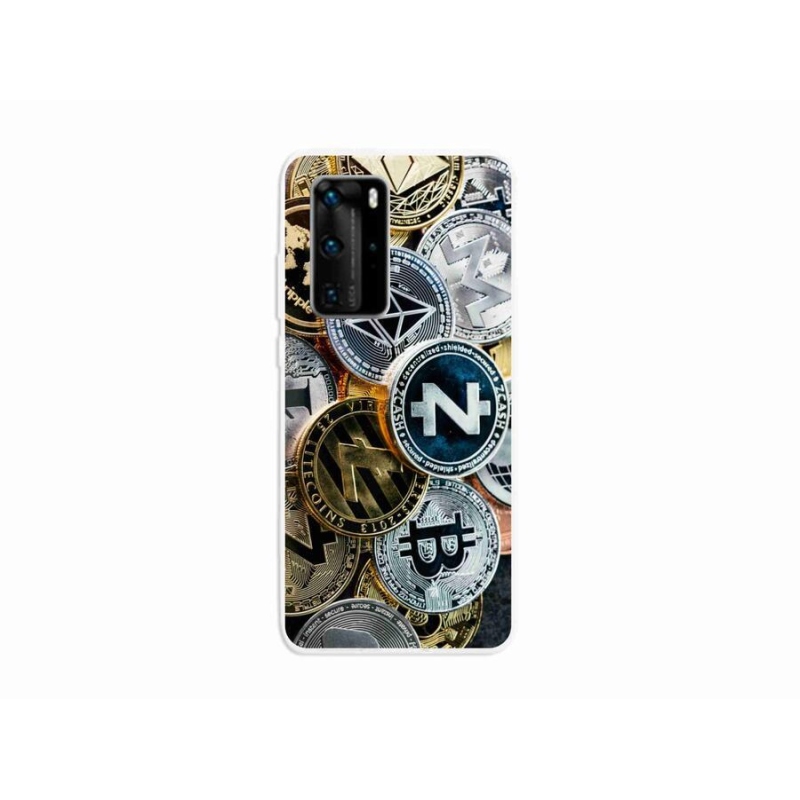Gél borítás mmCase a Huawei P40 Pro számára - kriptovaluták