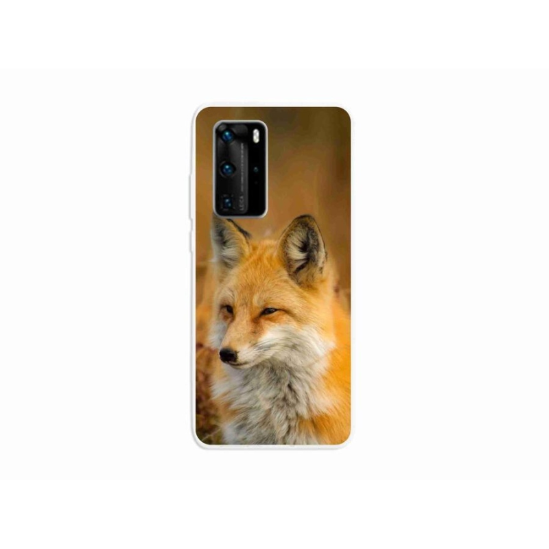 Zselés borítás mmCase a Huawei P40 Pro készülékhez - róka