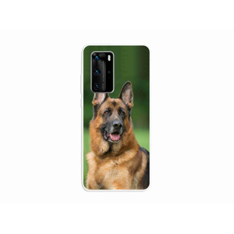 Gél borítás mmCase a Huawei P40 Pro készülékhez - Német juhászkutya