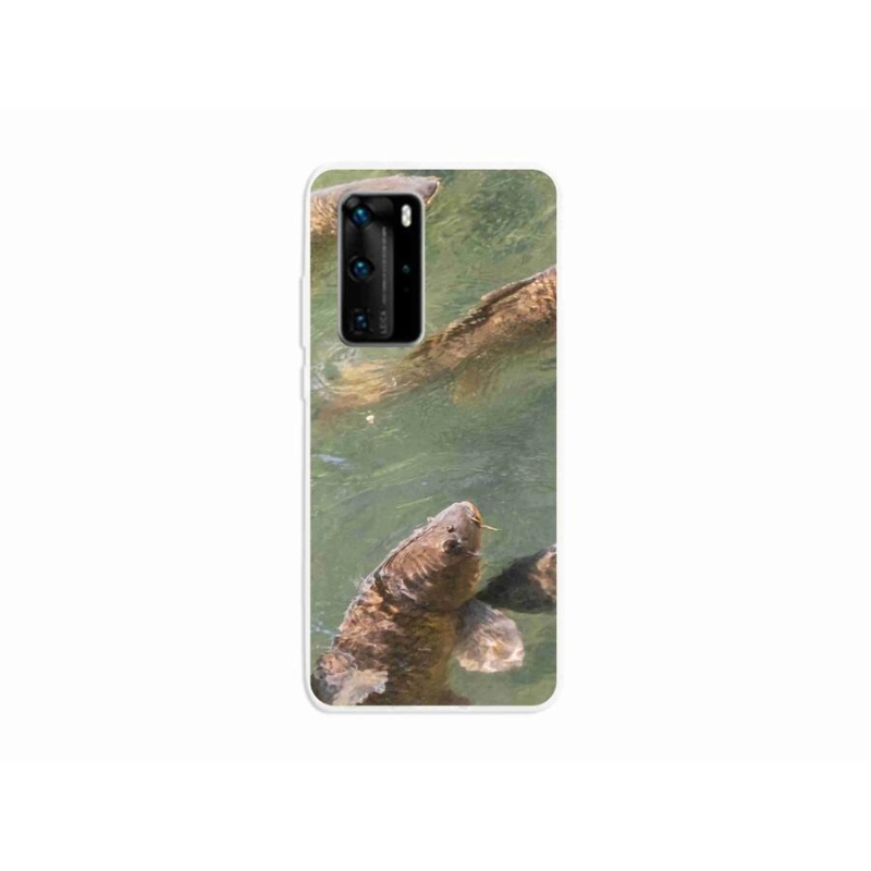 Zselés borítás mmCase a Huawei P40 Pro számára - repülő ponty